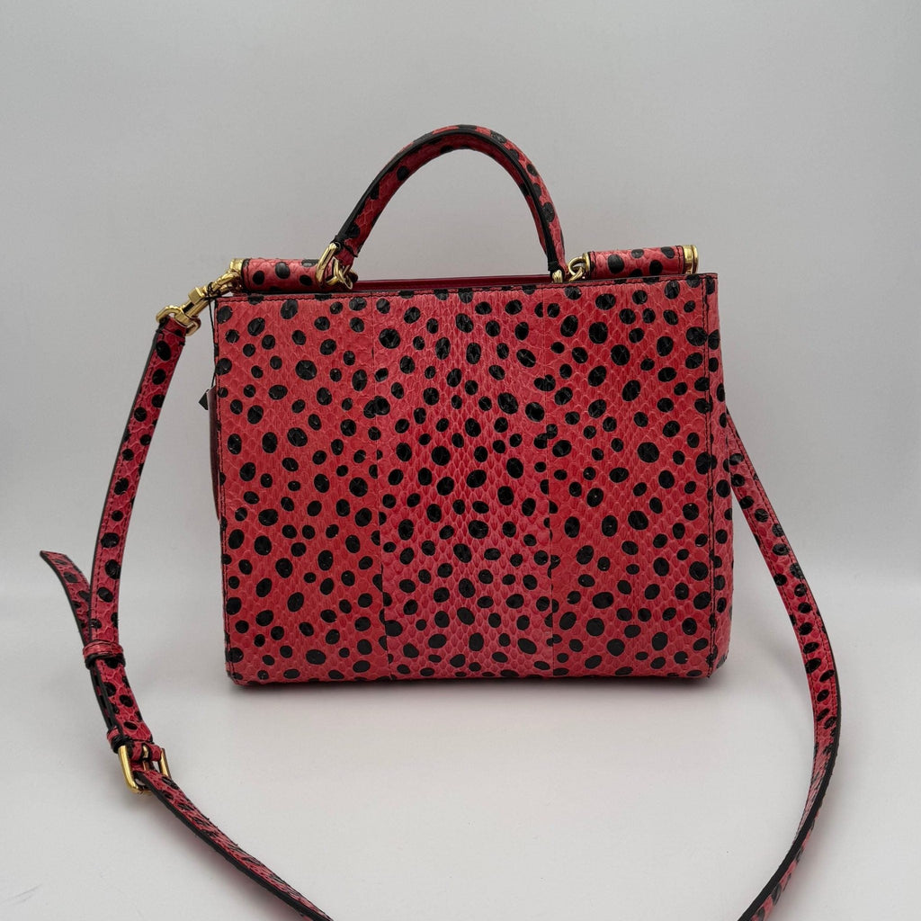 Dolce & Gabbana DOLCE & GABBANA SICILY in Reptile Skin Handbag