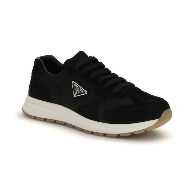 Prada Black Recycled Polyamide Athletic Sneakers