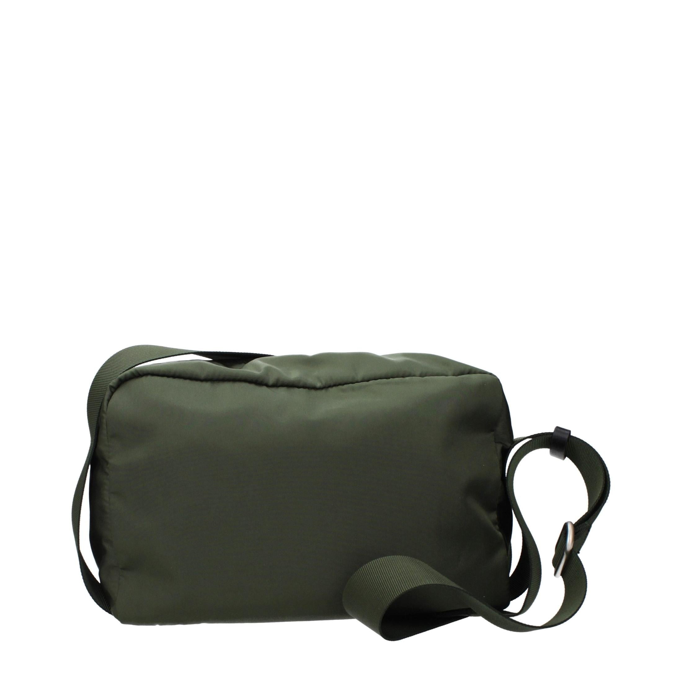 Jil Sander Green Nylon Crossbody Bag
