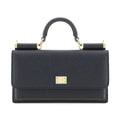 Dolce & Gabbana Black Calf Leather Bos Taurus Shoulder Bag