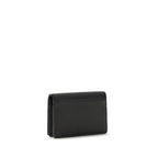 Ganni Black Recycled Polyester Wallet