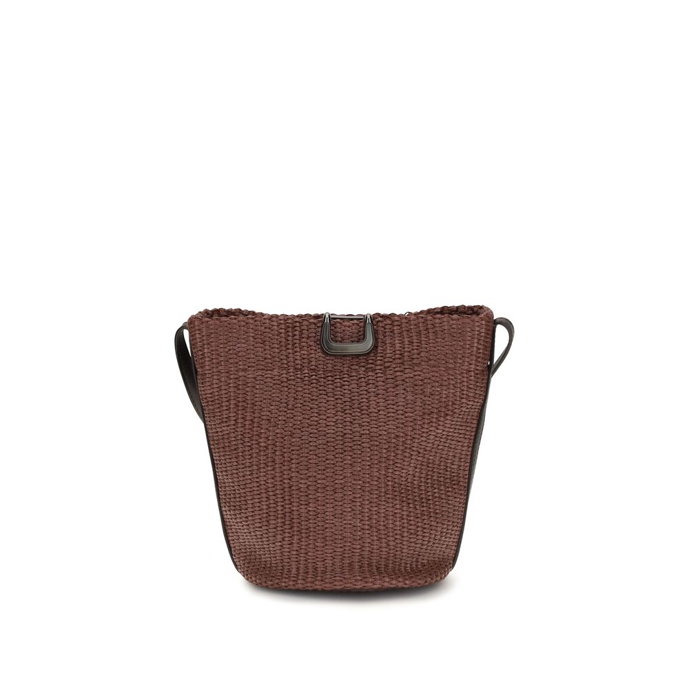 Bordeaux Cotton Bucket Bag