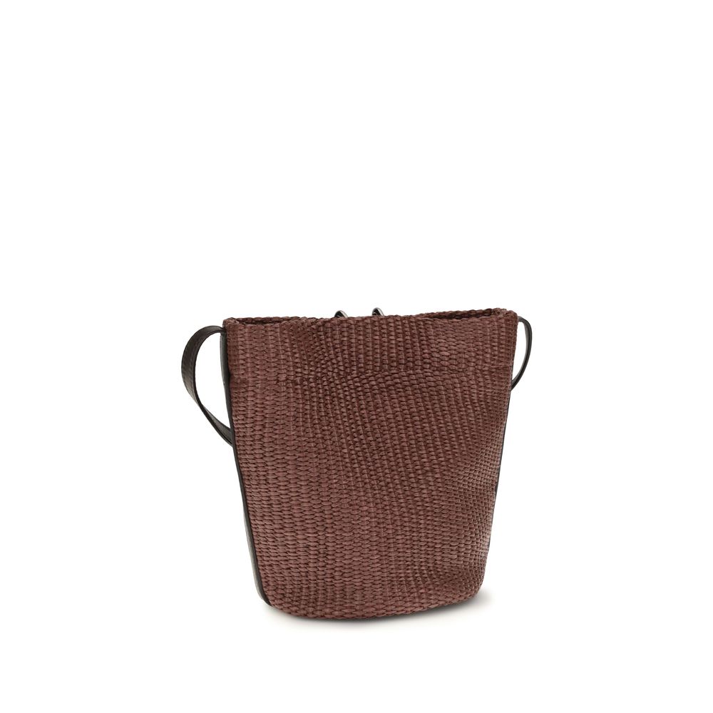 Bordeaux Cotton Bucket Bag