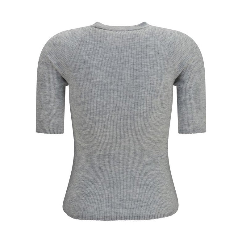Brunello Cucinelli Gray Cashmere Sweatshirt