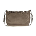 Brunello Cucinelli Brown Calf Leather Bos Taurus Shoulder Bag