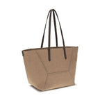 Brunello Cucinelli Beige Cotton Shoulder Bag