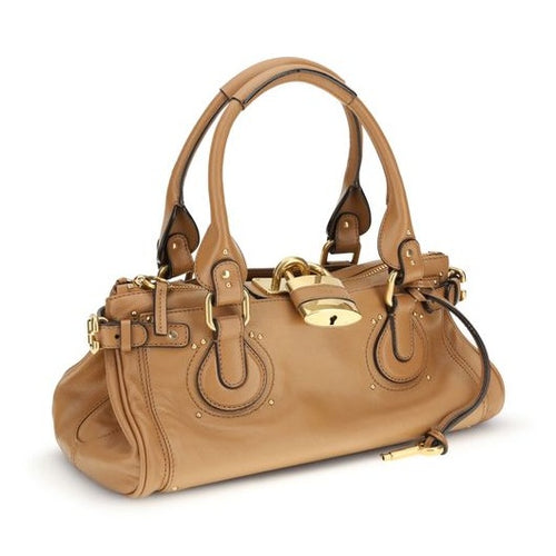 Chloé Brown Buffalo Leather Shoulder Bag