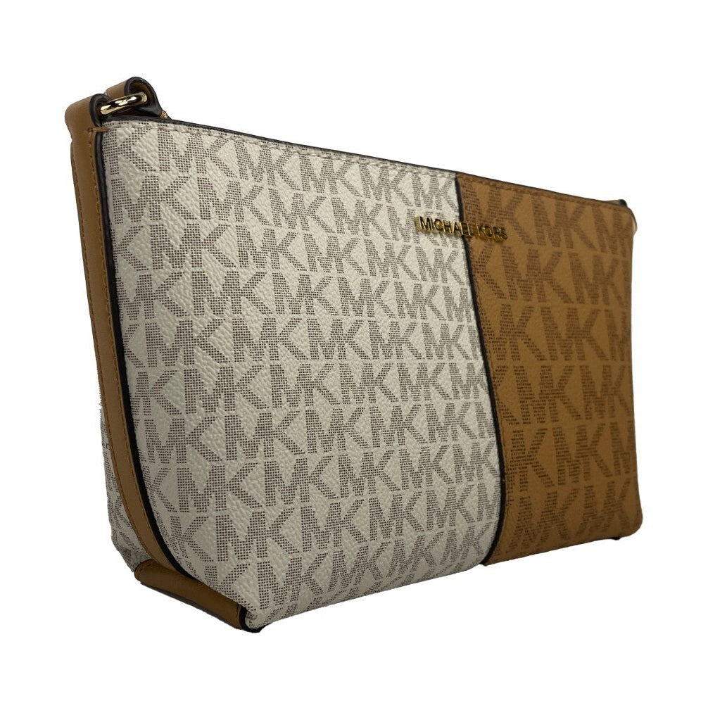 Michael Kors Jet Set - Small Two-Tone Logo Crossbody Bag