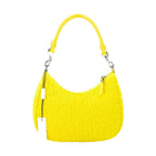 Marc Jacobs Monogram Terry Fabric Golden Kiwi Hobo Shoulder Bag Purse