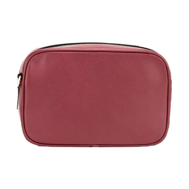 Marc Jacobs Flash Pomegranate Smooth Leather Embossed Camera Crossbody Bag Purse