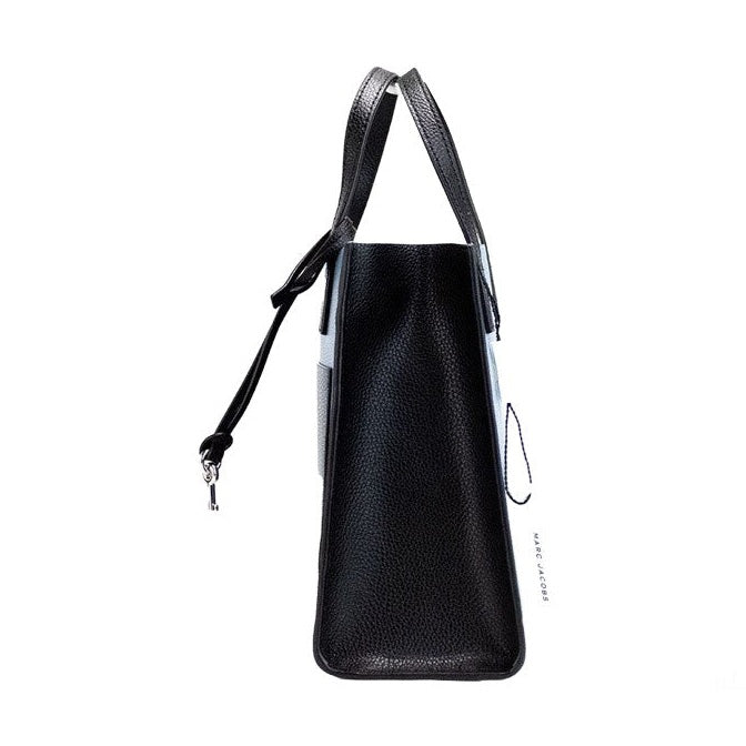 Marc Jacobs Grind Mini Blue Heaven Colorblock Leather Tote Crossbody Bag Purse