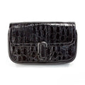 Marc Jacobs The Mini Shoulder Bag Black Embossed Leather Crossbody Bag