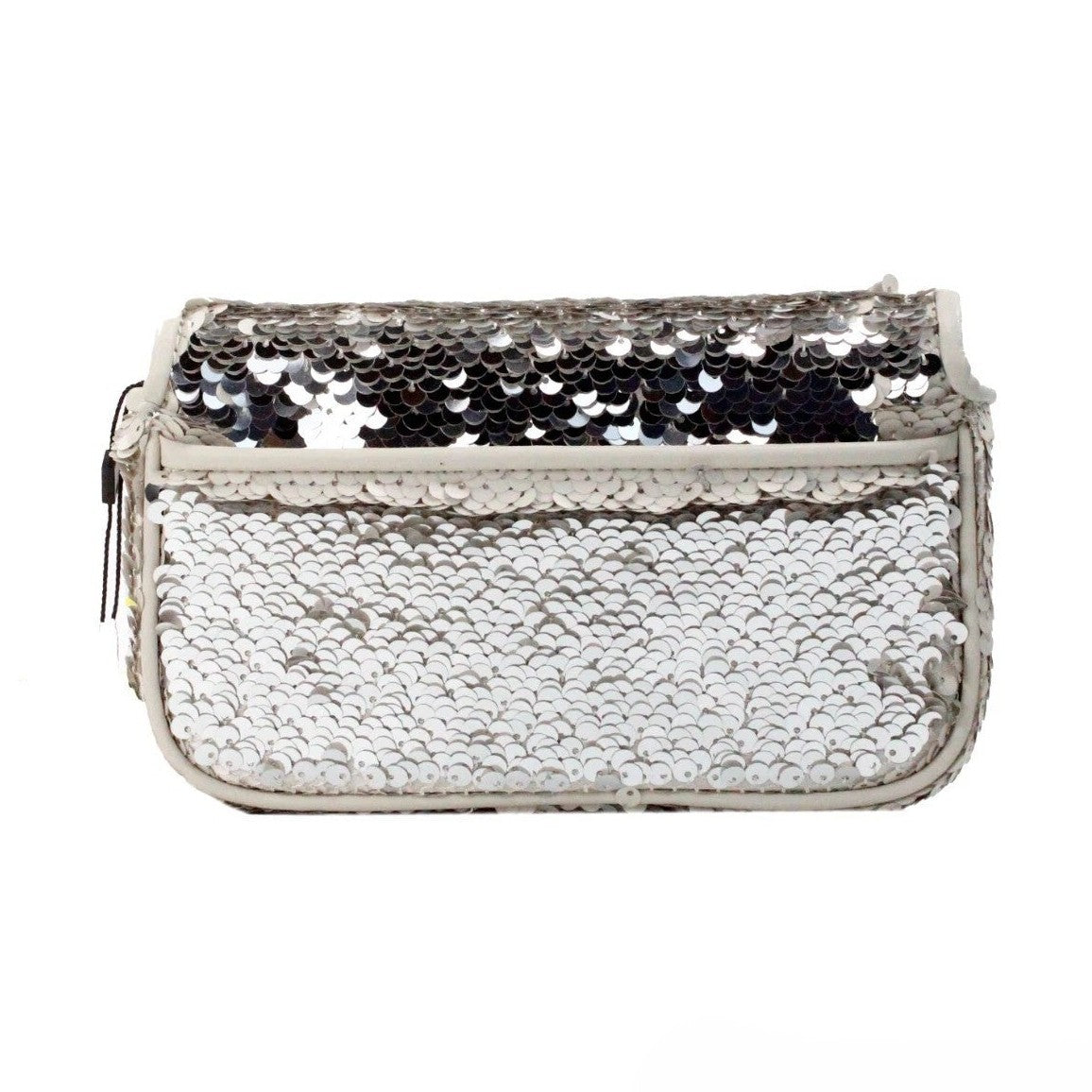Marc Jacobs The Mini J Marc Shoulder Bag Cream Sequined Crossbody Bag