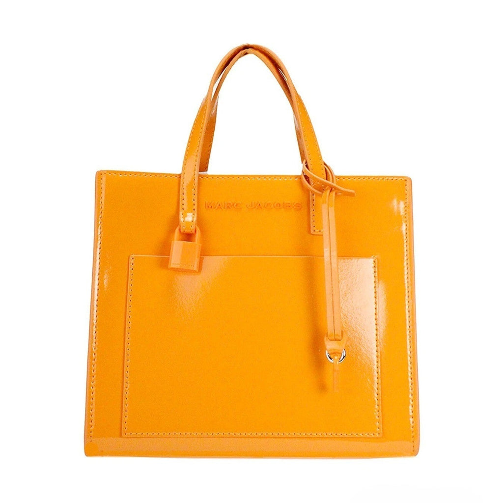 Marc Jacobs Mini Grind Scorched Patent Leather Crossbody Tote Bag Purse
