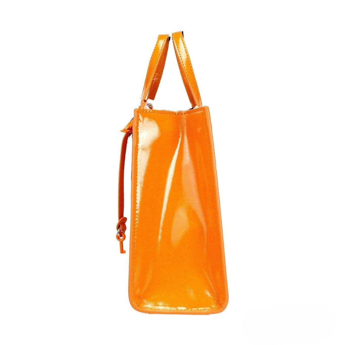 Marc Jacobs Mini Grind Scorched Patent Leather Crossbody Tote Bag Purse
