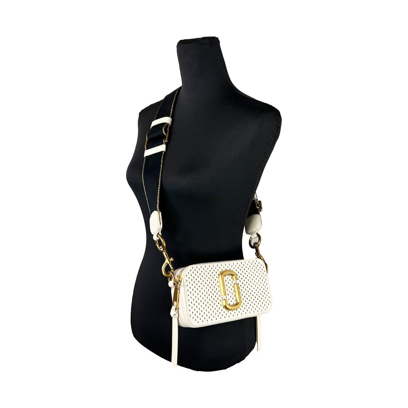 Marc Jacobs The Snapshot Perforated Crossbody Bag