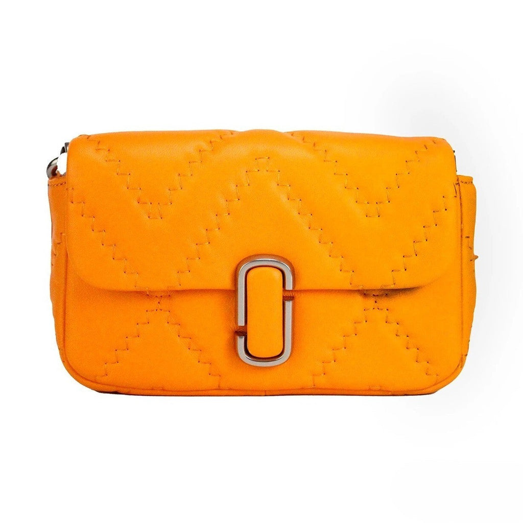 Marc Jacobs The J Marc Mini Scorched Quilted Leather Convertible Shoulder Bag