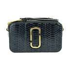 Marc Jacobs The Snapshot Snake Skin Crossbody Bag