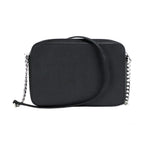 Michael Kors Jet Set Large East West Black Saffiano Leather Crossbody Handbag