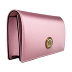 Versace Medusa Crystal Satin Mini Chain Crossbody Bag Purse