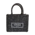 Versace Women'S 'Extra Small Athena' Shopping Bag Black
