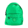 Versace Large Bright Green Nylon Fabric Medusa Shoulder Backpack Bookbag