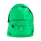 Versace Large Bright Green Nylon Fabric Medusa Shoulder Backpack Bookbag