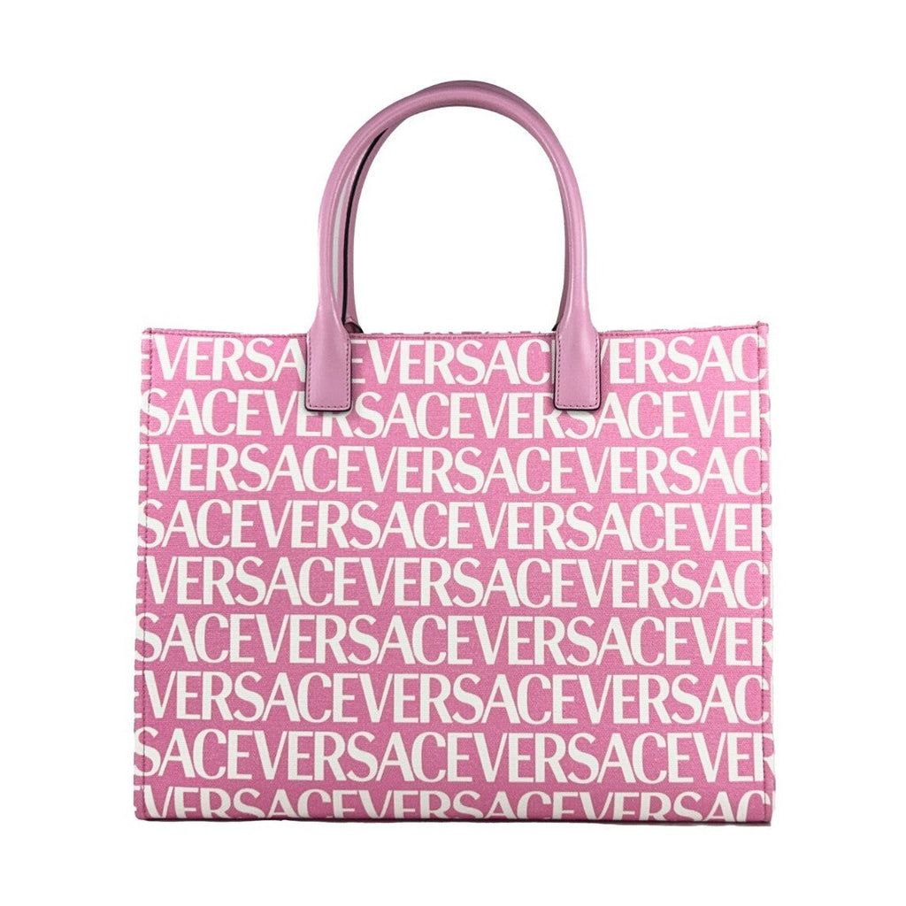 Versace Medusa Large Canvas Large Tote Bag Baby Pink