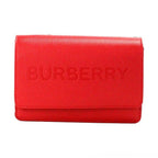 Burberry Hampshire Small Red Embossed Logo Smooth Leather Crossbody Bag
