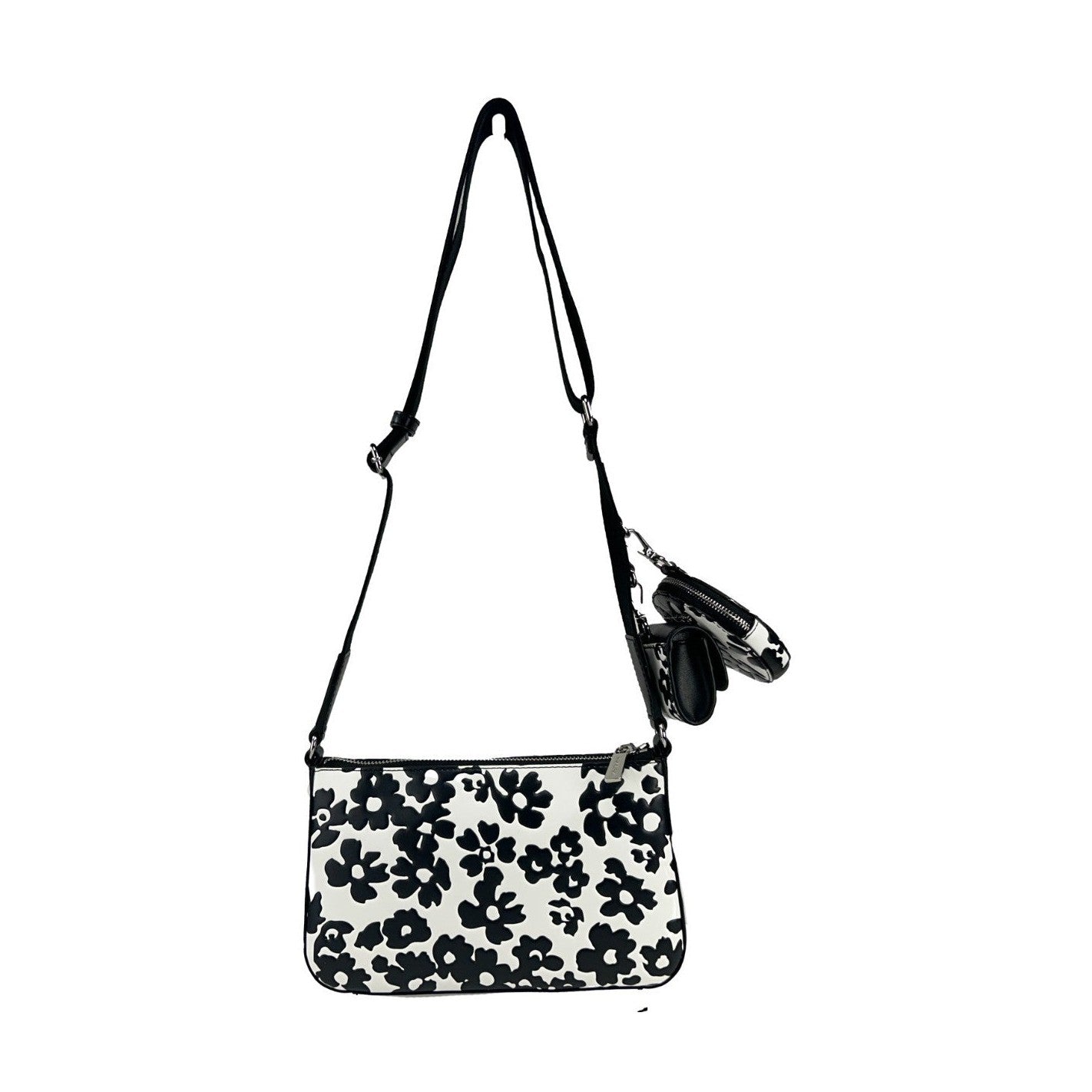 Michael Kors Floral Crossbody Tech Attachment Bag Purse