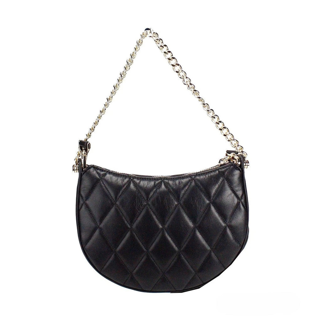 Kate Spade Carey Small Black Quilted Leather Zip Top Crossbody Bag