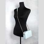 Kate Spade Carey Mini Wild Sage Quilted Smooth Leather Camera Crossbody Bag