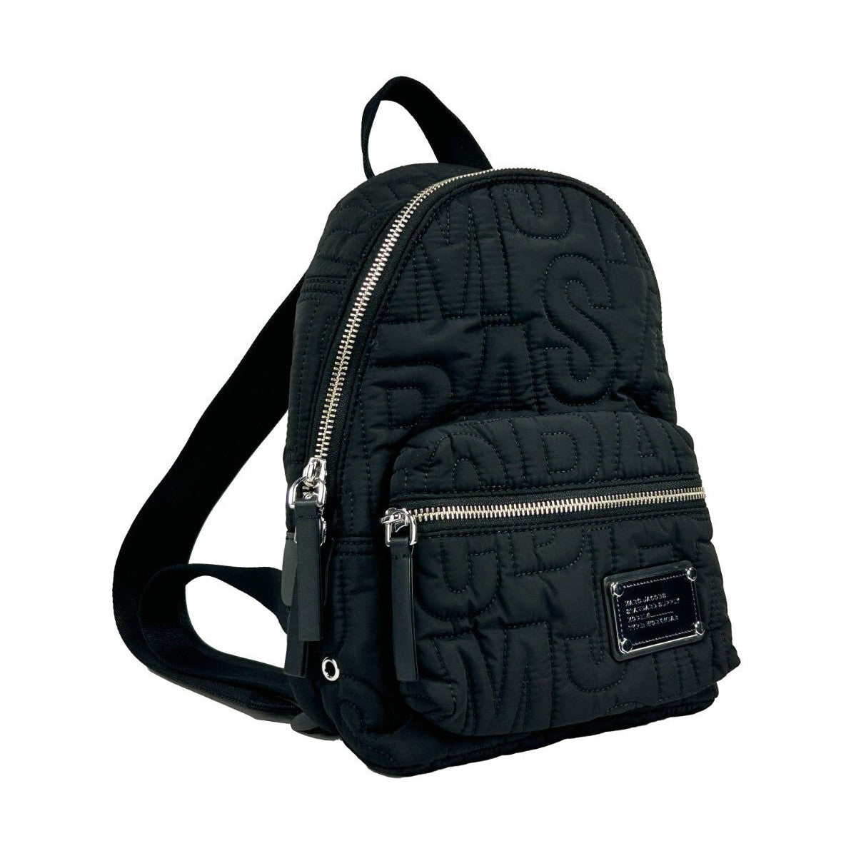 Marc Jacobs Small Black Quilted Backpack Bookbag
