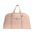 Michael Kors Travel Extra Large Powder Blush PVC Top Zip Weekender Luggage Bag