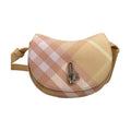 Burberry Mini Check Rocking Horse Crossbody Bag Purse