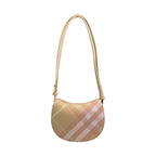 Burberry Mini Check Rocking Horse Crossbody Bag Purse