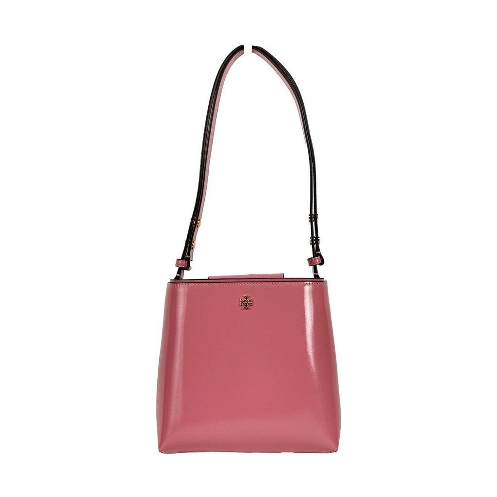 Tory Burch Patent Emerson Small Bucket Bag Purse