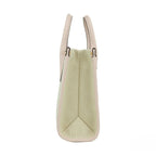 Michael Kors Mirella Small Powder Blush Canvas Shopper Crossbody Handbag Purse