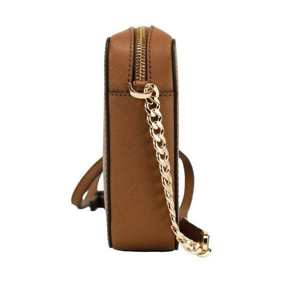 Michael Kors Women'S Zipper Closure Saffiano Leather Crossbody Bag
