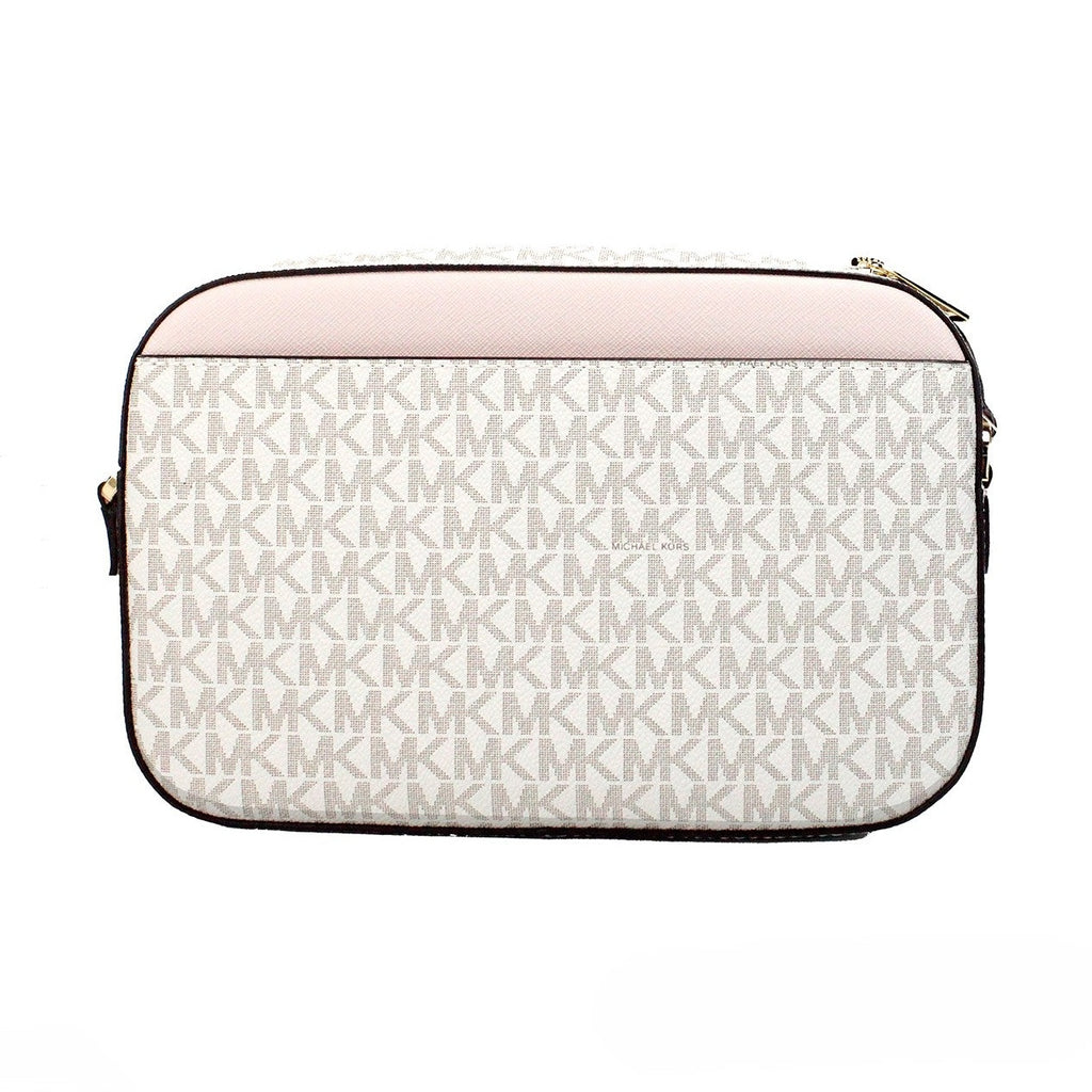Michael Kors Adult Saffiano Leather Chain Zip Crossbody Handbag