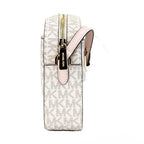 Michael Kors Adult Saffiano Leather Chain Zip Crossbody Handbag