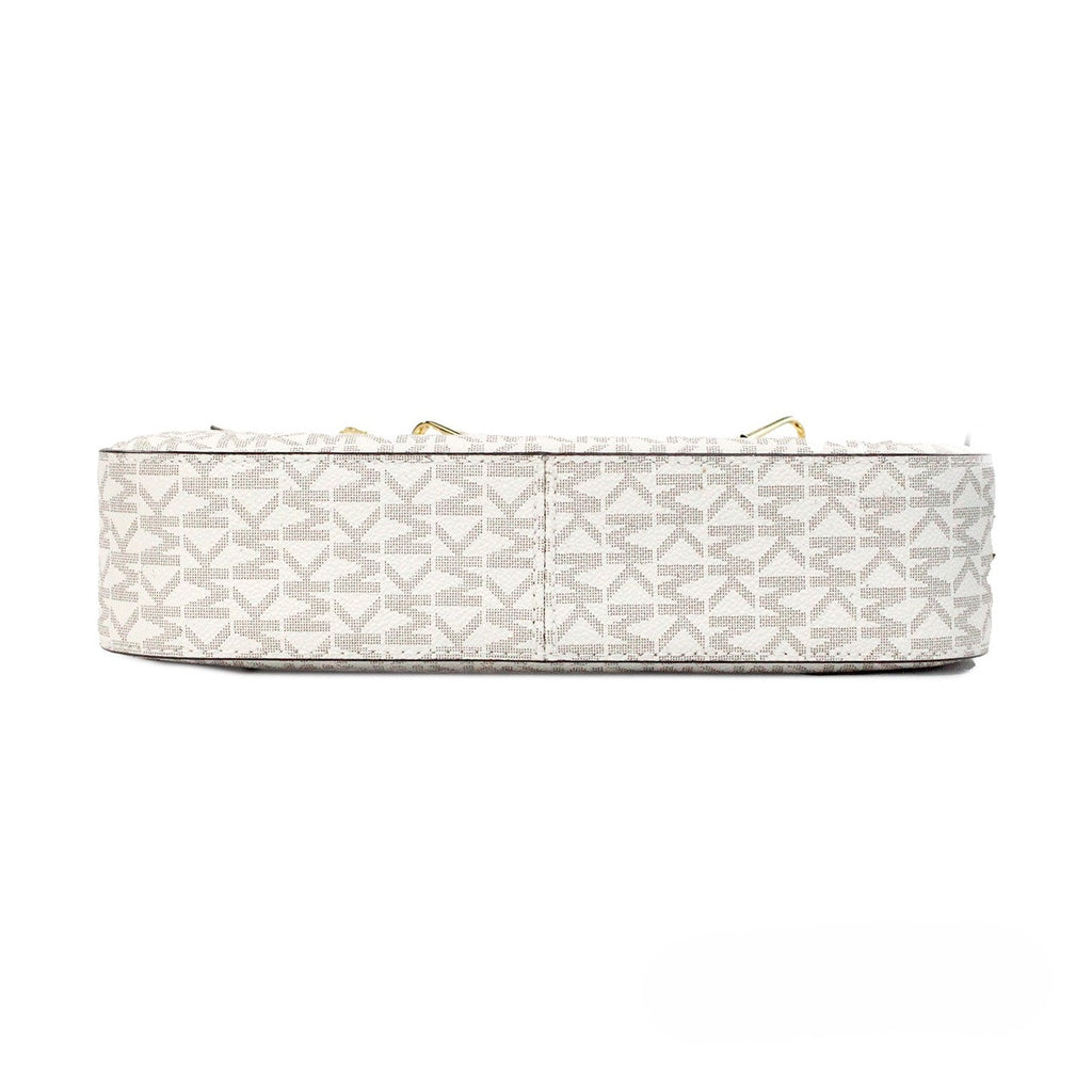 Michael Kors Adult Saffiano Leather Chain Zip Crossbody Handbag