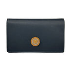 Versace Mini Chain Black Crossbody Wallet Bag