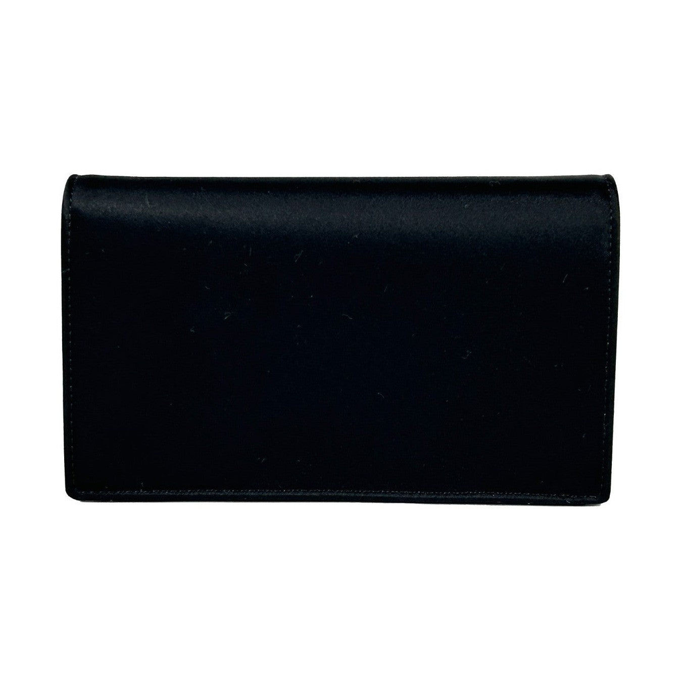 Versace Mini Chain Black Crossbody Wallet Bag