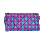 Versace Wool Lurex Medium Shoulder Crossbody Bag