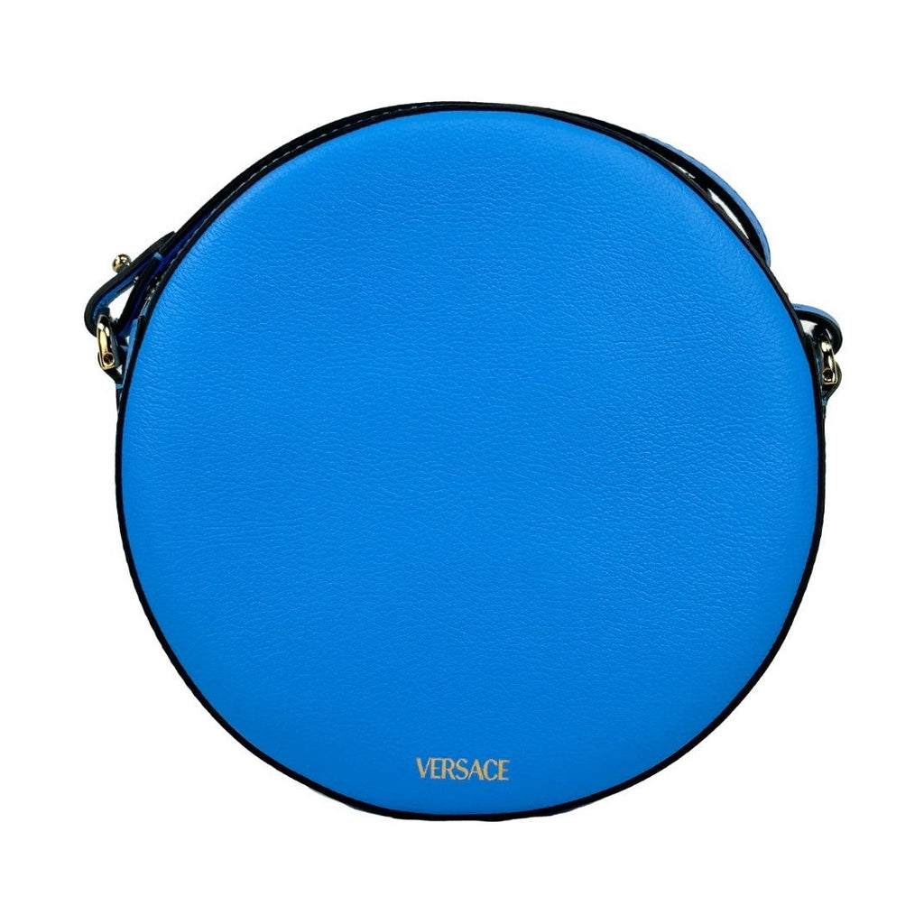 Versace Round Disco Leather Camera Case Crossbody Bag
