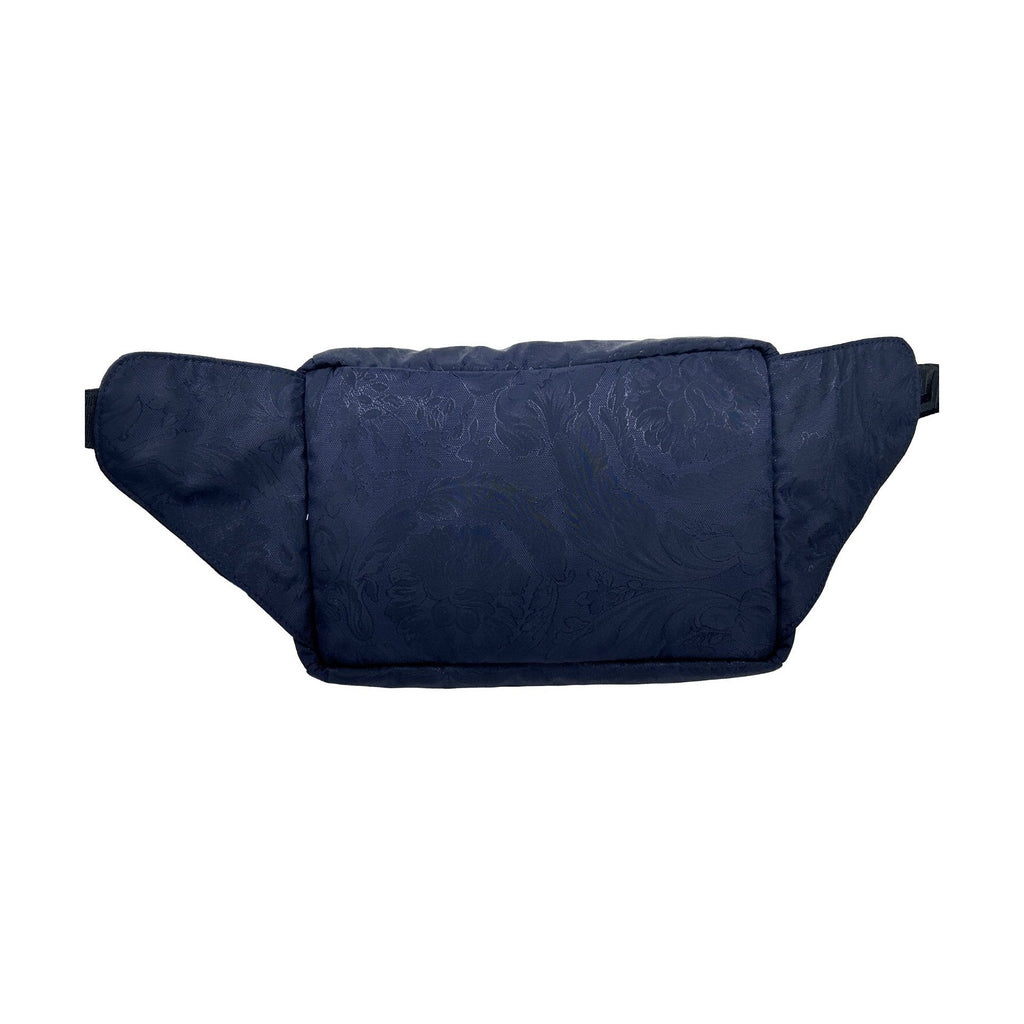 Versace Medusa Navy Nylon Belt Bag Waist Fanny Pack Purse