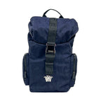 Versace Medusa Nylon Buckle Drawstring Backpack Bag