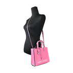Marc Jacobs Mini Grind Pink Leather Crossbody Bag Purse