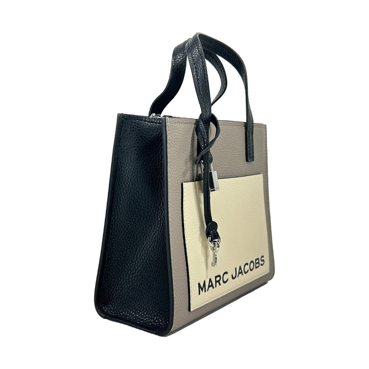 Marc Jacobs Grind Mini Leather Tote Crossbody Bag